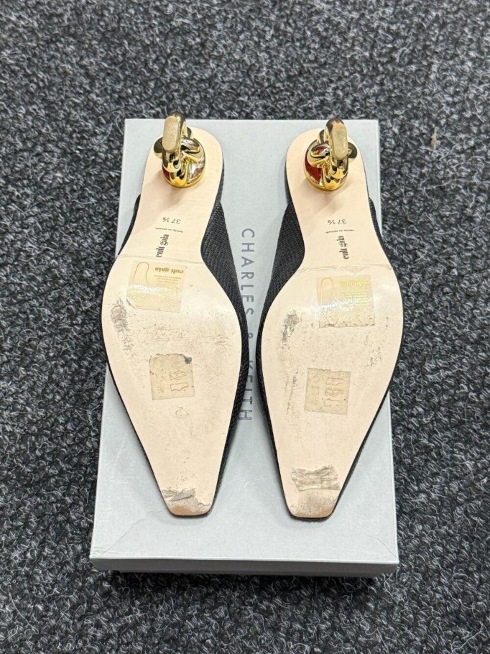 Cult gaia harlow metallic mule heels - Picture 3 of 3